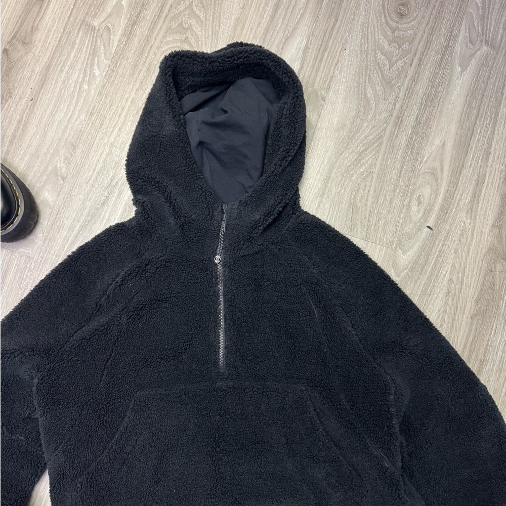 lululemon athletica  Black Zip-Up Sweater